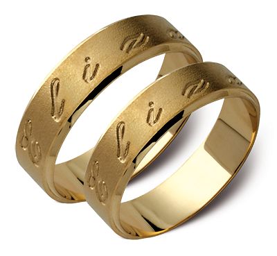Obrączka ślubna - lux 066